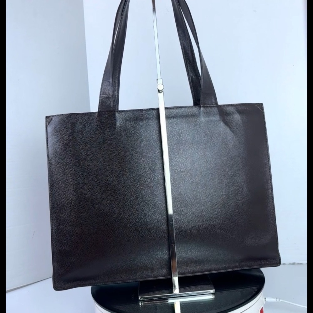 CHANEL CAVIAR SHOPPER TOTE JUMBO BROWN - Picture 3 of 10